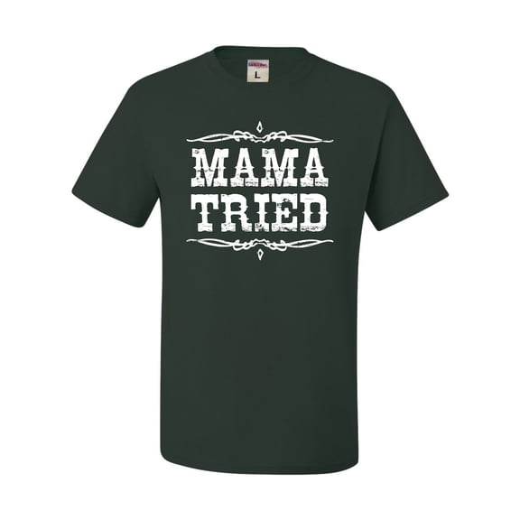 Adult Mama Tried Retro Country Music T-Shirt