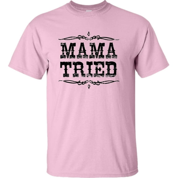 Adult Mama Tried Retro Country Music T-Shirt