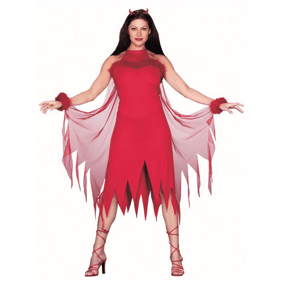 Adult Marabou Devil Costume