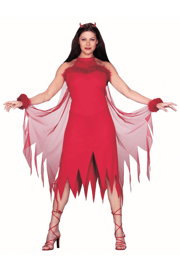 Adult Marabou Devil Costume