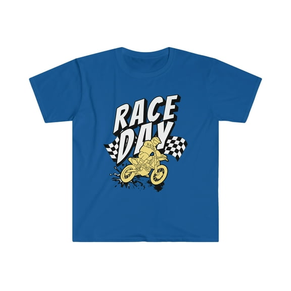 Adult Men Motorcycle Race Day Shirt, Dirt Track Motorcycle Racing T-Shirt