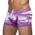 thumbnail image 1 of Adult Men'S Boxers Fashion Quick Drying Printed Lace Up Five Point Casual Swimming Trunks,Size M, 1 of 7