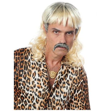 Adult Men's Tiger Mullet Wig