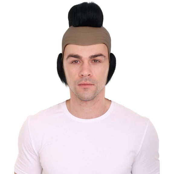 Adult Men’s Tough Black Guy T Mohawk Wig Multipole Colour Perfect for Halloween