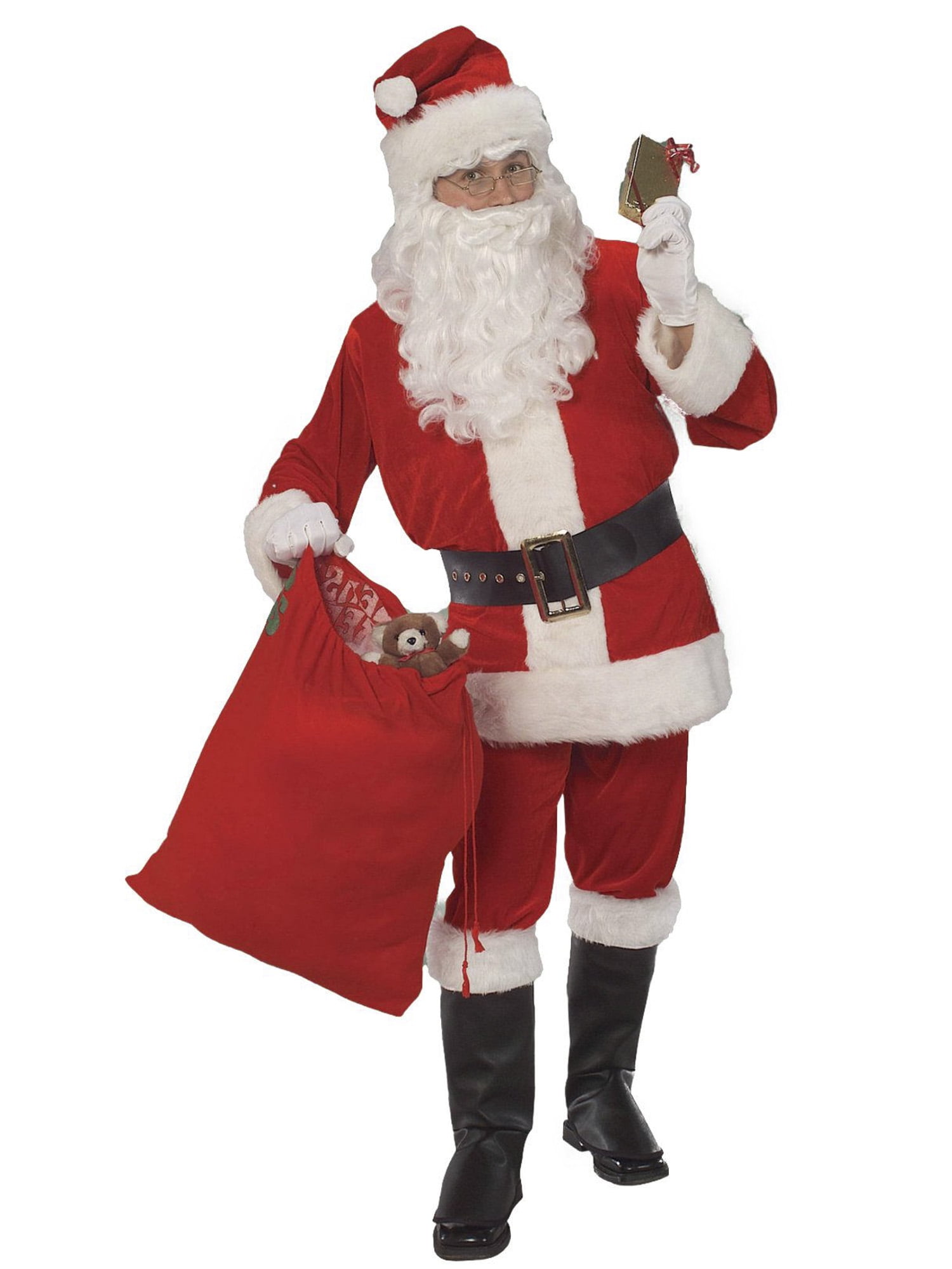 Rubies Santa Claus Costume Set for Adults, Men's One Size Fits Most