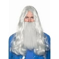 thumbnail image 1 of Adult Men's Wizard Wig And Beard Set, 1 of 1