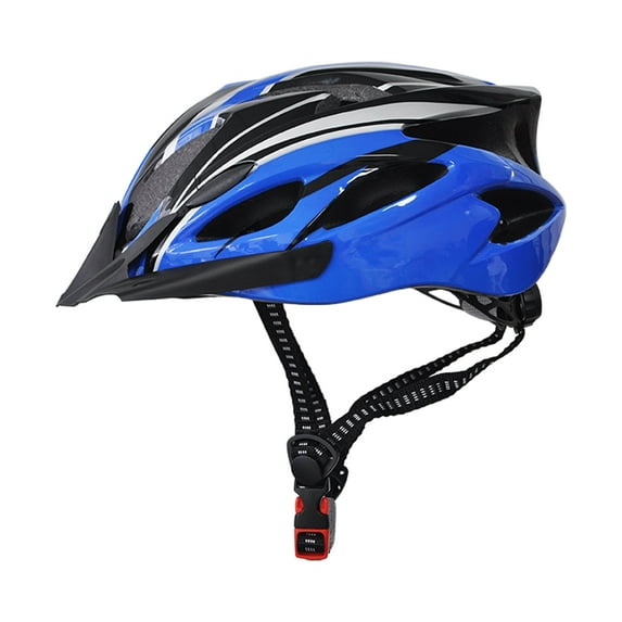 Adult Mens Bike Helmet Scooter Helmets for Men Women Casco Para Bicicleta Black+Blue