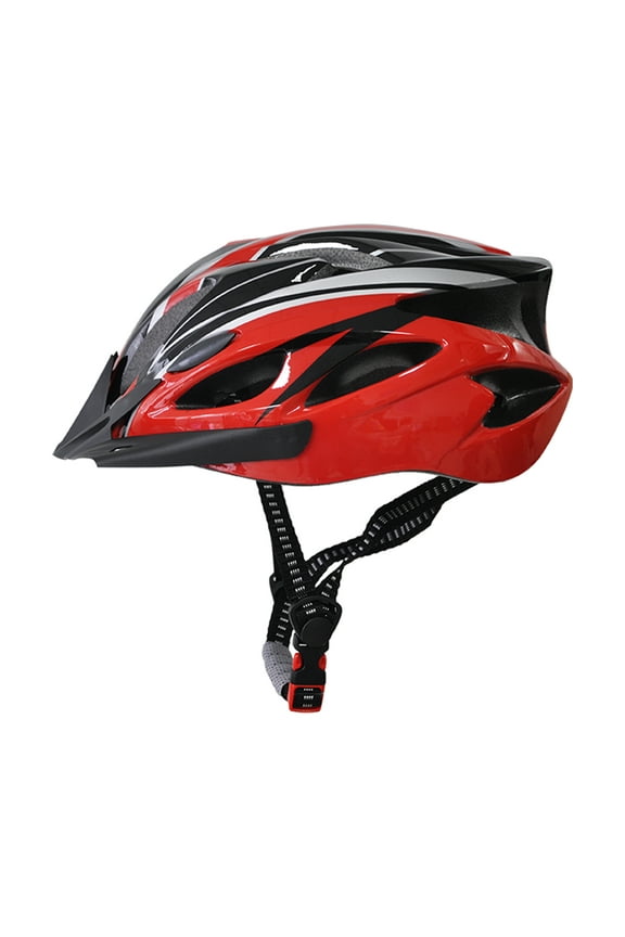Adult Mens Bike Helmet Scooter Helmets for Men Women Casco Para Bicicleta Black+Red