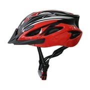 Adult Mens Bike Helmet Scooter Helmets for Men Women Casco Para Bicicleta Black+Red