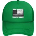 Adult Mesh Baseball Cap Trucker Hat Running Trump Kennedy Vance 2024
