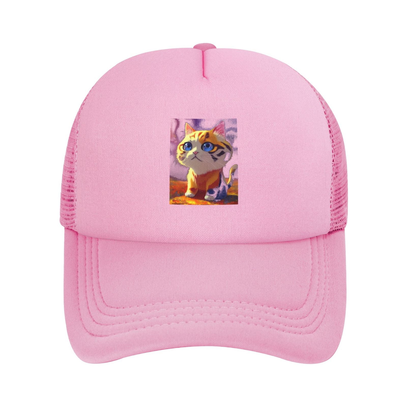 Lovely MonsterSolid Color Mesh Baseball Cap Duck Cap Quick