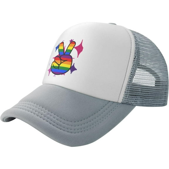 Adult Mesh Baseball Caps Adjustable Trucker Hats Breathable Snapback Caps for Women Men