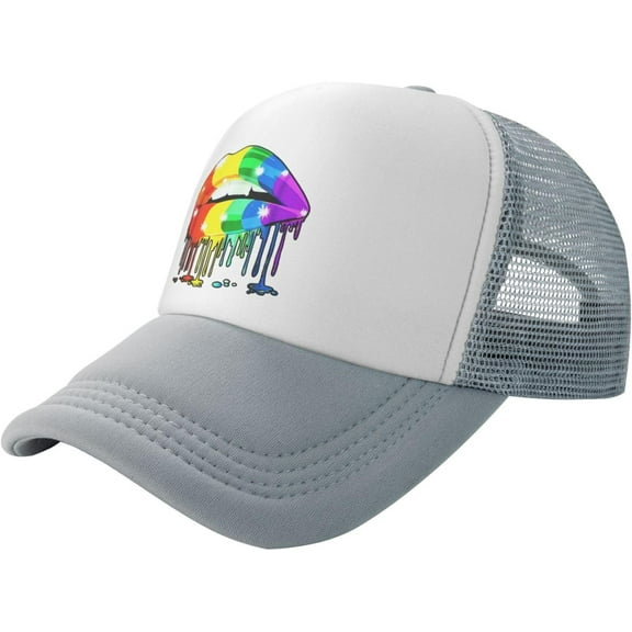 Adult Mesh Baseball Caps Adjustable Trucker Hats Breathable Snapback Caps for Women Men