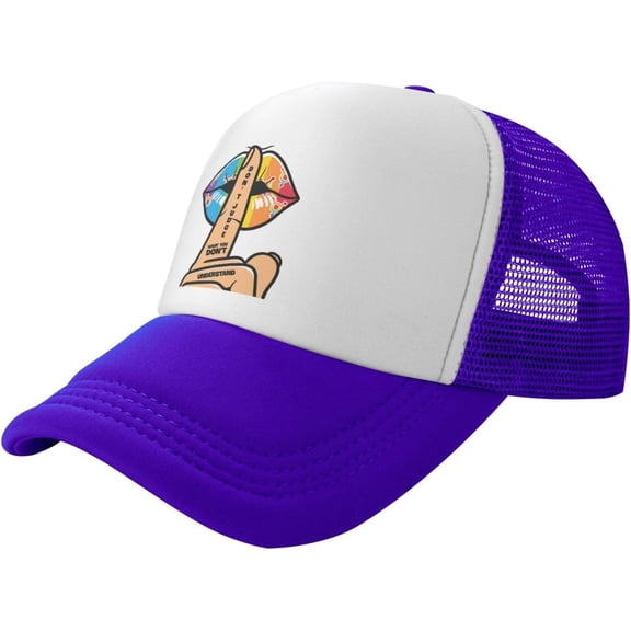 Adult Mesh Baseball Caps Adjustable Trucker Hats Breathable Snapback Caps for Women Men