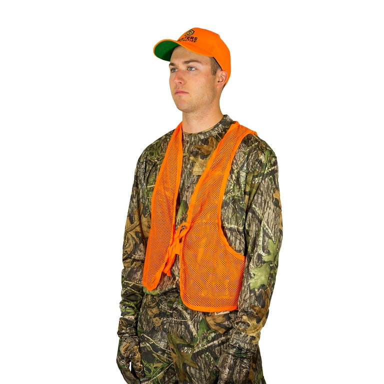 Mesh blaze orange vest deals