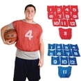 thumbnail image 1 of Adult Mesh Scrimmage Vest with Numbers, Blue, Blue, 1 of 2