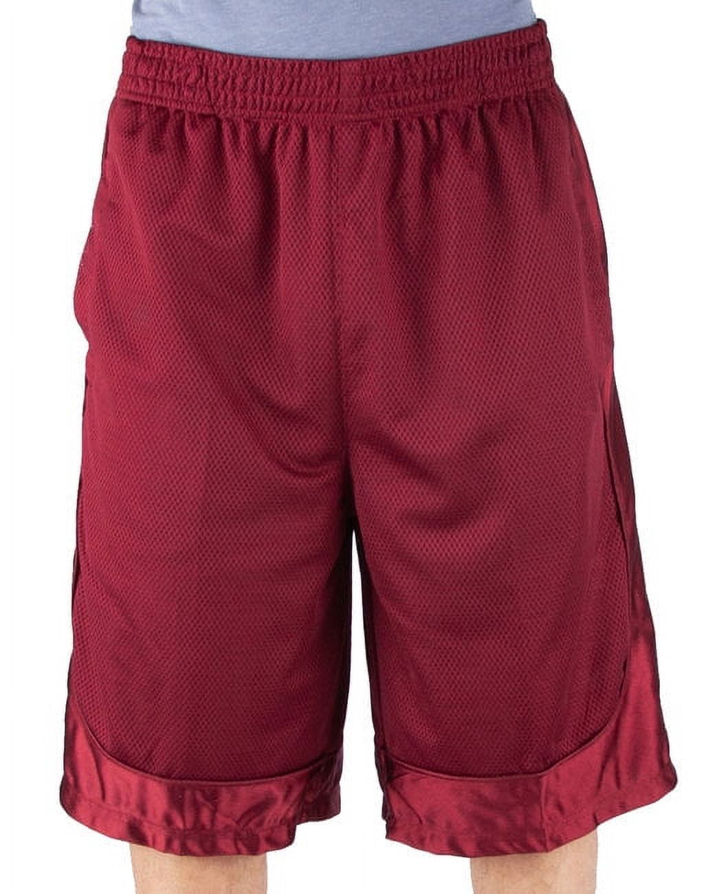 Customer reviews for Adult Mesh Shorts - BURGUNDY - S | Walmart.com