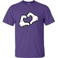 thumbnail image 1 of Adult Mickey Heart Hands T-Shirt, 1 of 1
