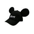 Adult Mickey Mouse Hat Baseball Cap with Ears Black