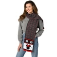 thumbnail image 1 of Adult Minnie Mouse Knit Scarf Disney Women Teen 70" Red Winter Cold Weather, 1 of 6
