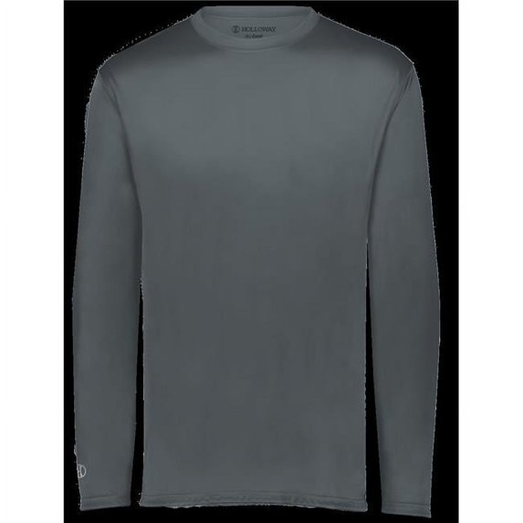 Adult Momentum Long Sleeve T-Shirt, Graphite - 3XL