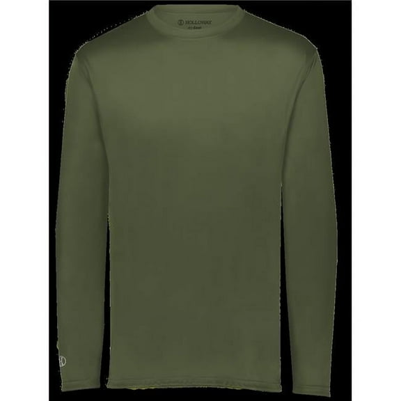 Adult Momentum Long Sleeve T-Shirt, Olive - Large