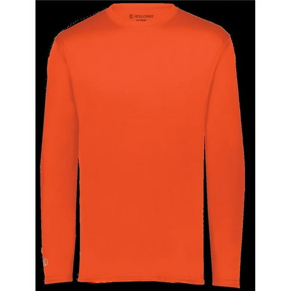 Adult Momentum Long Sleeve T-Shirt, Orange - Large