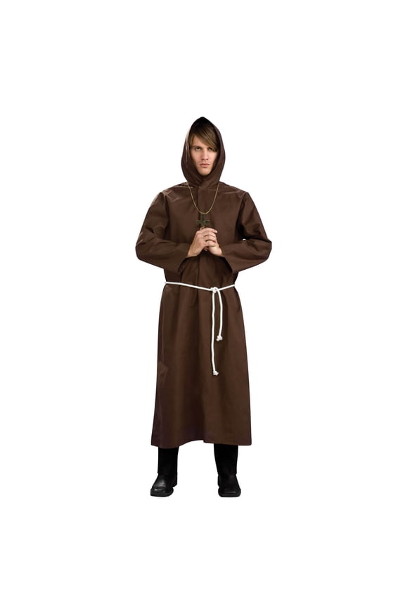 Ruby Slipper Sales Co., LLC (Rubies) Brown Monk Robe Costume Adult Standard Male