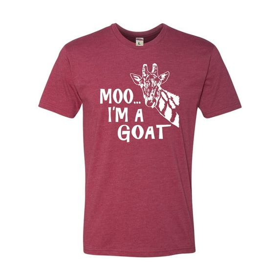 Adult Moo....I'm A Goat Funny Animal Deluxe T-Shirt