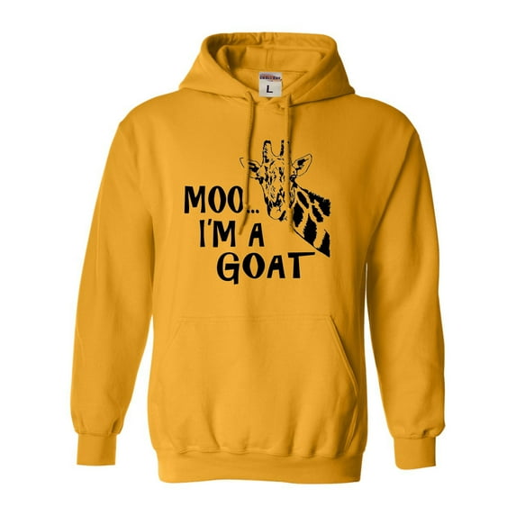 Adult Moo....I'm A Goat Funny Animal Sweatshirt Hoodie