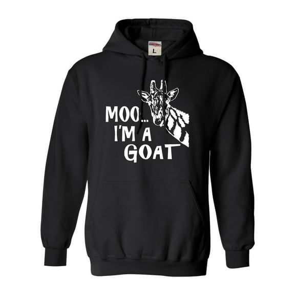 Adult Moo....I'm A Goat Funny Animal Sweatshirt Hoodie