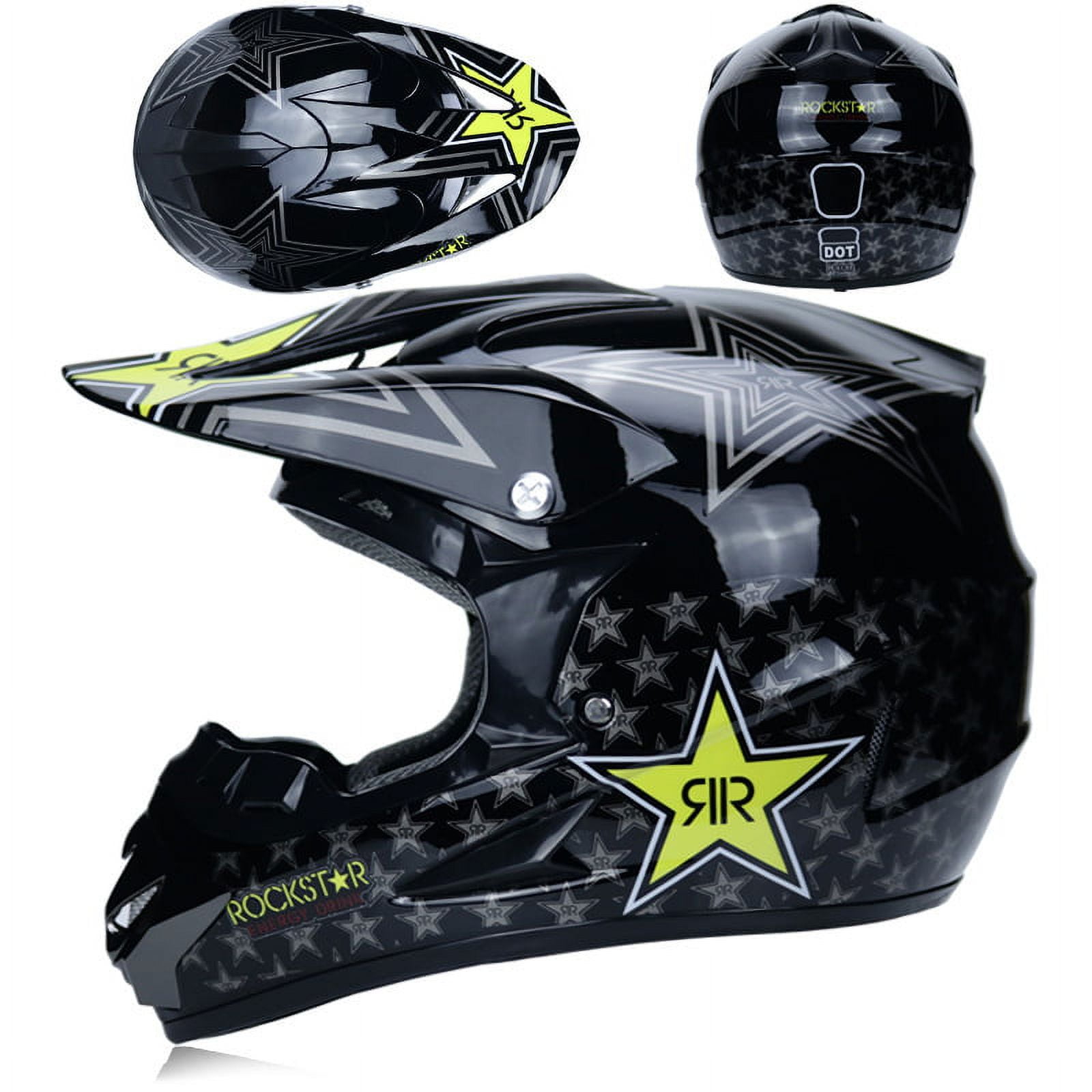 Motocross Integralhelm ECE-geprüft - Offroad Motorradhelm Für Dirtbike Und ATV