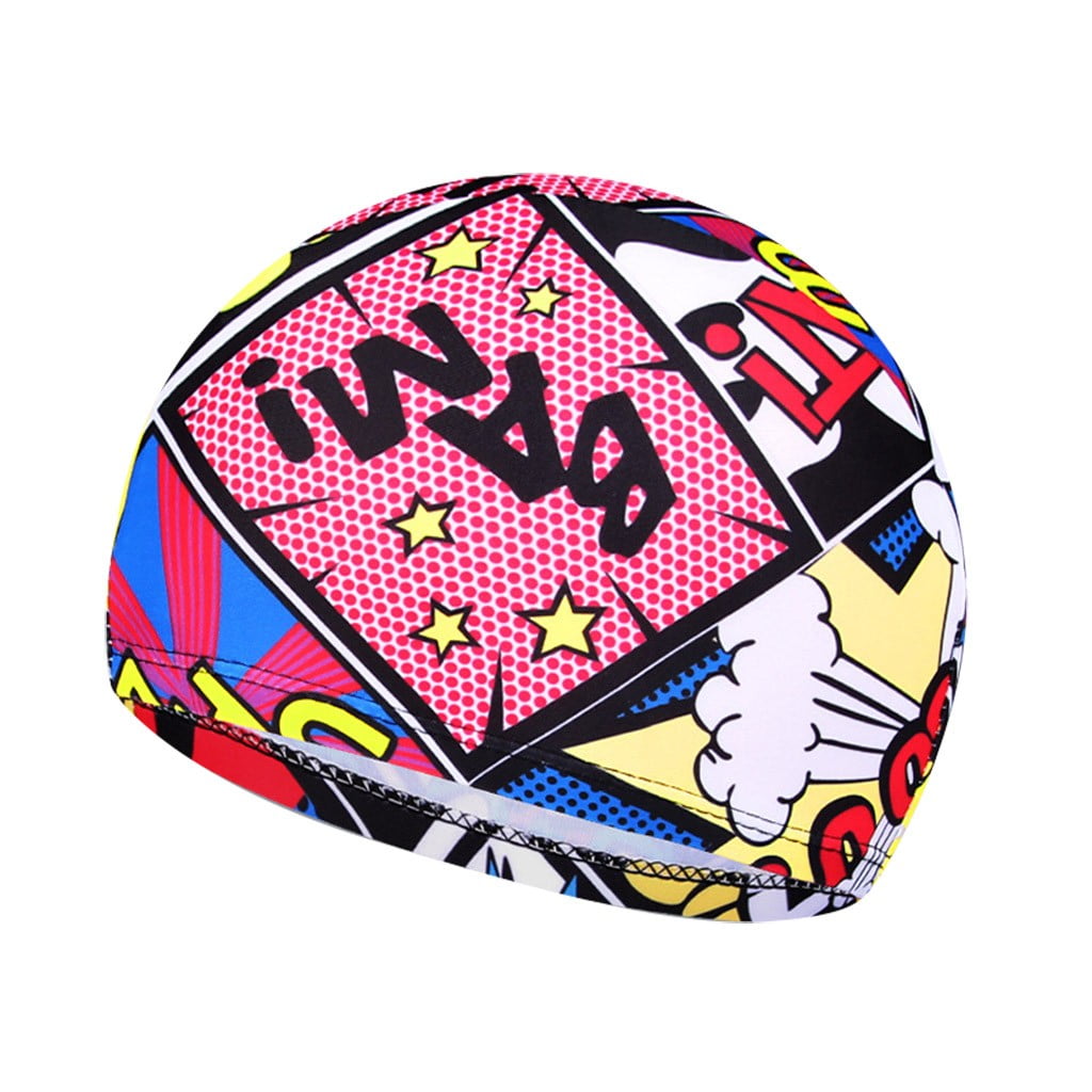 Adult Moulded Swim Cap Silicone Swimming Pool Hat Plain Ear Swim Cap