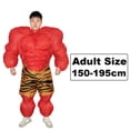 thumbnail image 1 of Adult Muscle Inflatable Costume Anime Mach Set Mascot Halloween Christmas Party Role Playing Male And Female Inflatable Costumes,Height 4'11"-6'3",red, 1 of 6