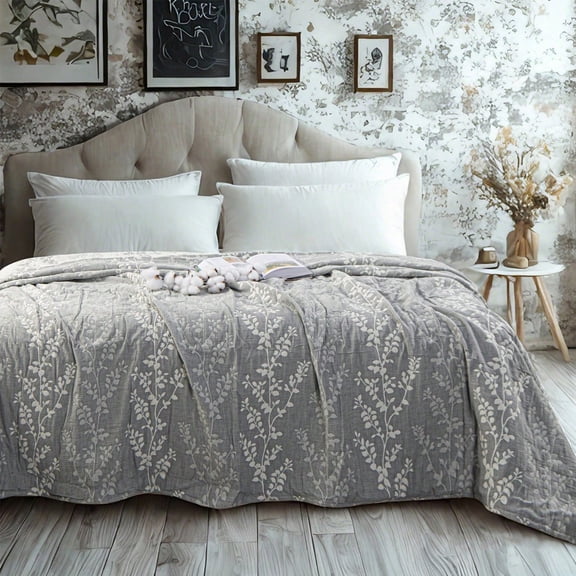 Adult Muslin Blanket – 3-Layer Cotton Construction, Lightweight And Soft For All-Season Bedding