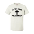 thumbnail image 1 of Adult My Life Guard Walks On Water Christian Easter T-Shirt, 1 of 1