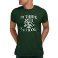 thumbnail image 1 of Adult My Weekend Is All Booked Funny Book Reading Lover T-Shirt, 1 of 1