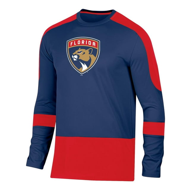 Adult NHL Florida Panthers Colorblock Long Sleeve Crew Tee