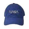thumbnail image 1 of Adult Nasa Worm Logo Embroidered Deluxe Dad Hat, 1 of 1