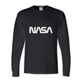 thumbnail image 1 of Adult Nasa Worm Logo Long Sleeve T-Shirt, 1 of 1
