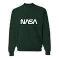 thumbnail image 1 of Adult Nasa Worm Logo Sweatshirt Crewneck, 1 of 1
