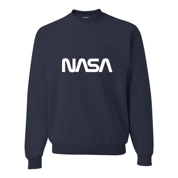 Adult Nasa Worm Logo Sweatshirt Crewneck