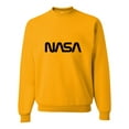 thumbnail image 1 of Adult Nasa Worm Logo Sweatshirt Crewneck, 1 of 1