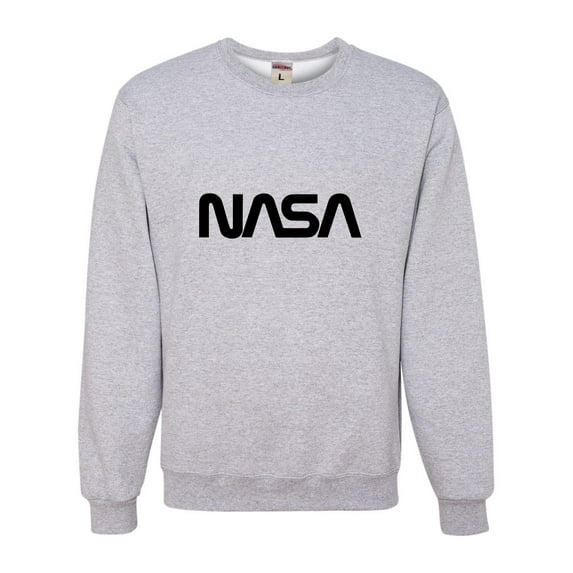 Adult Nasa Worm Logo Sweatshirt Crewneck