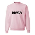 thumbnail image 1 of Adult Nasa Worm Logo Sweatshirt Crewneck, 1 of 1