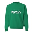 thumbnail image 1 of Adult Nasa Worm Logo Sweatshirt Crewneck, 1 of 1