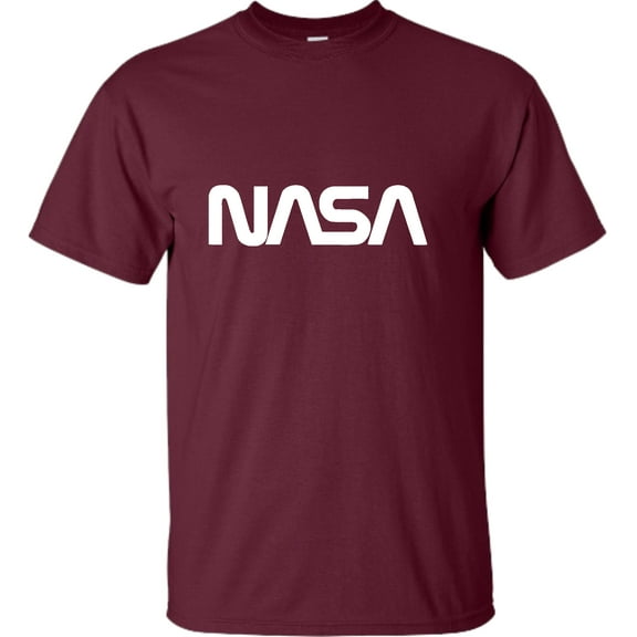 Adult Nasa Worm Logo T-Shirt