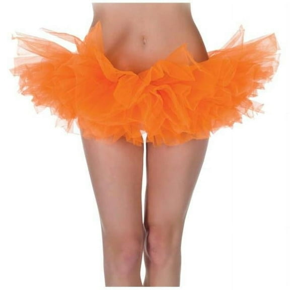 Adult Neon Orange Tutu by Underwraps Costumes 29479