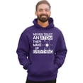 thumbnail image 1 of Adult Never Trust An Atom They Make Up Everything Science Sweatshirt Hoodie, 1 of 1