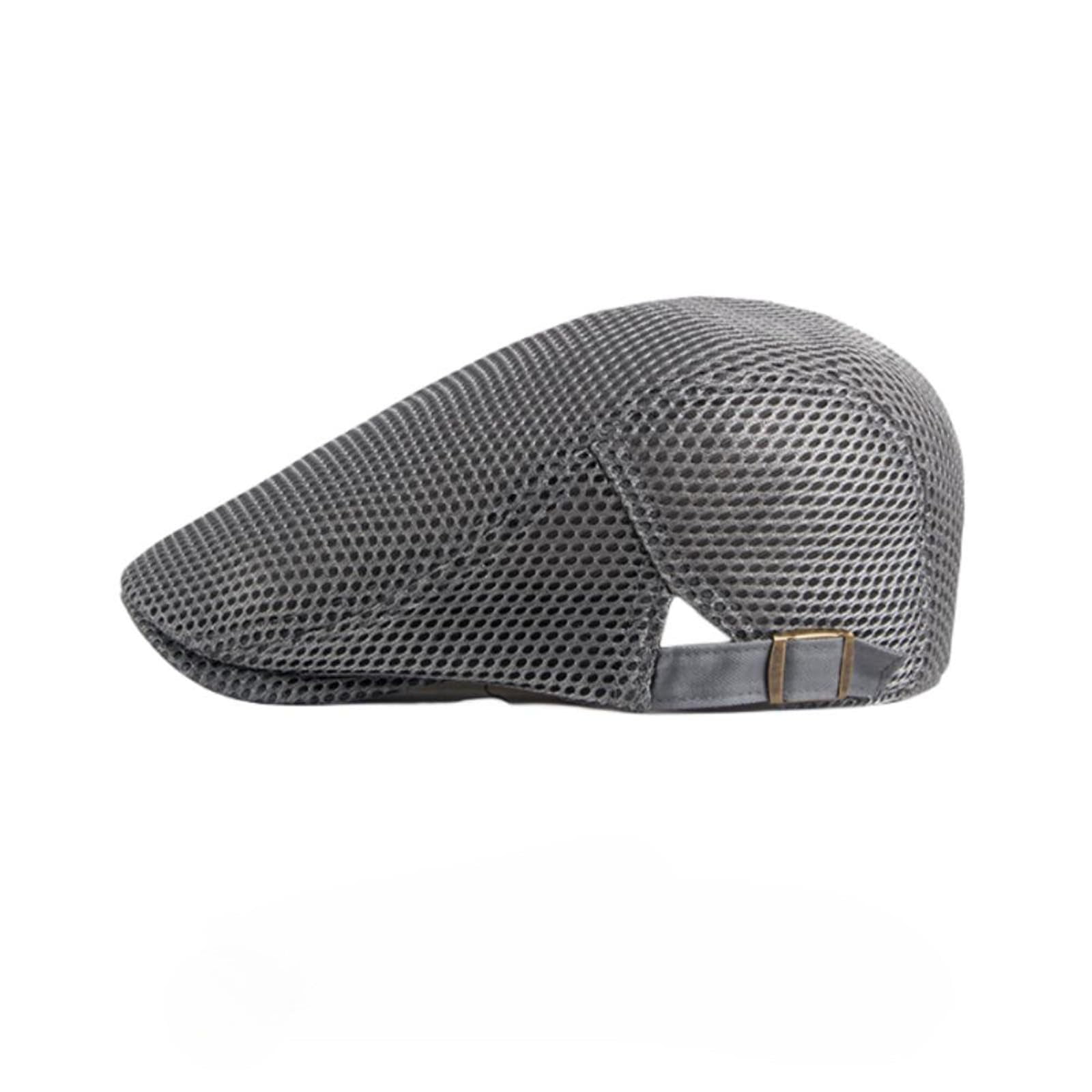 Adult Newsboy Hat, Men Women Breathable Mesh Beret Cap Golf Adult Newsboy Hat, Men Women Breathable Mesh Beret Cap Golf